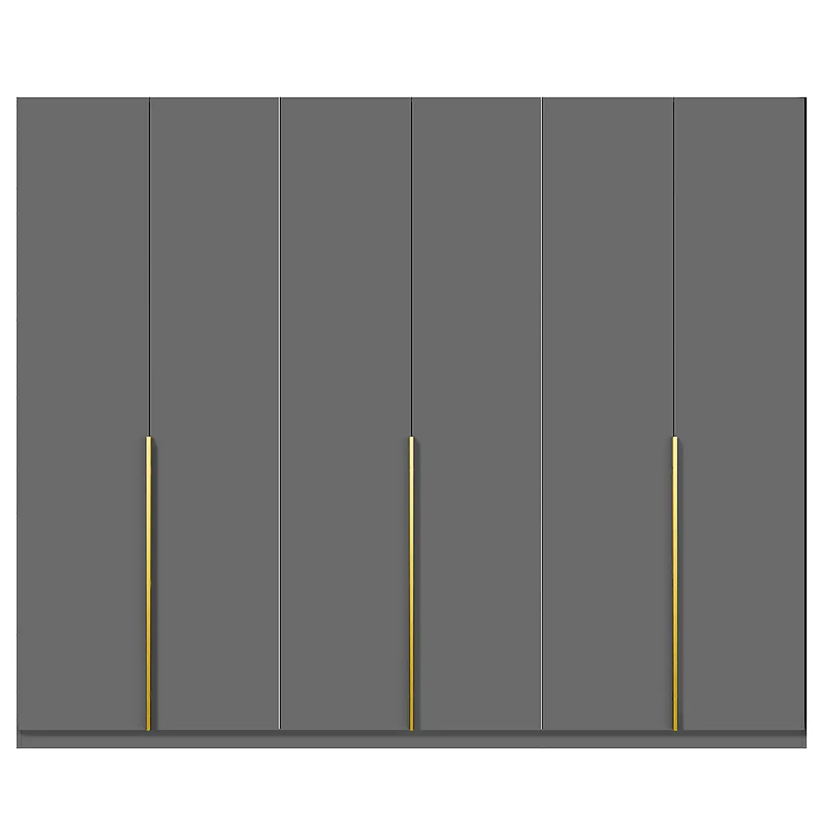 Drehtürenschrank Glam | Grau