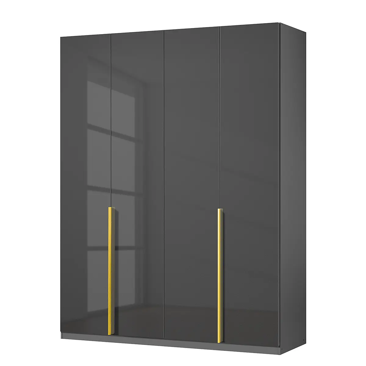 Drehtürenschrank Glam | Grau