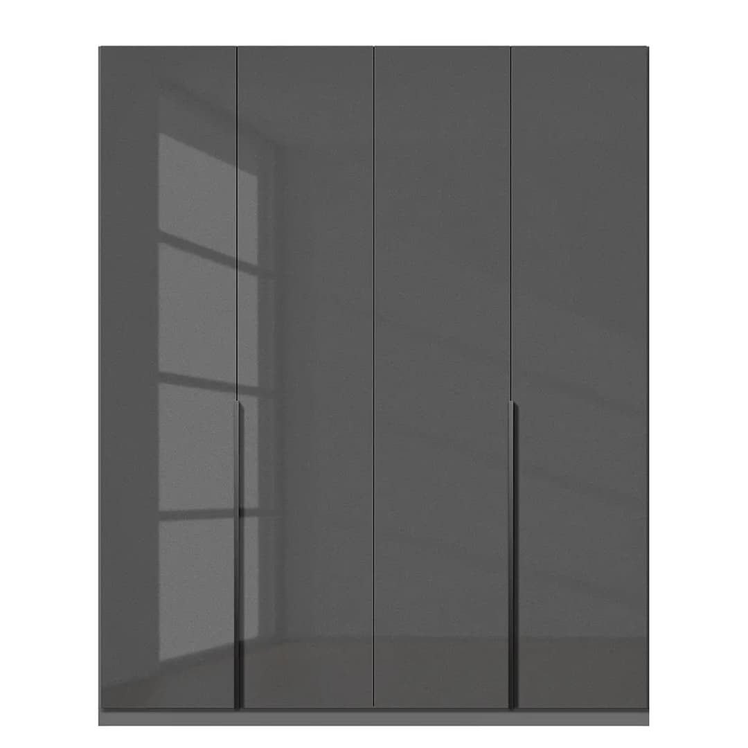 Drehtürenschrank Glam Glas 180cm Grau Comfort Grau | Grau