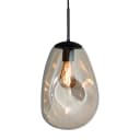Pendelleuchte Lava Ø 23cm Gold/Schwarz/Gold Stahl, | Gold