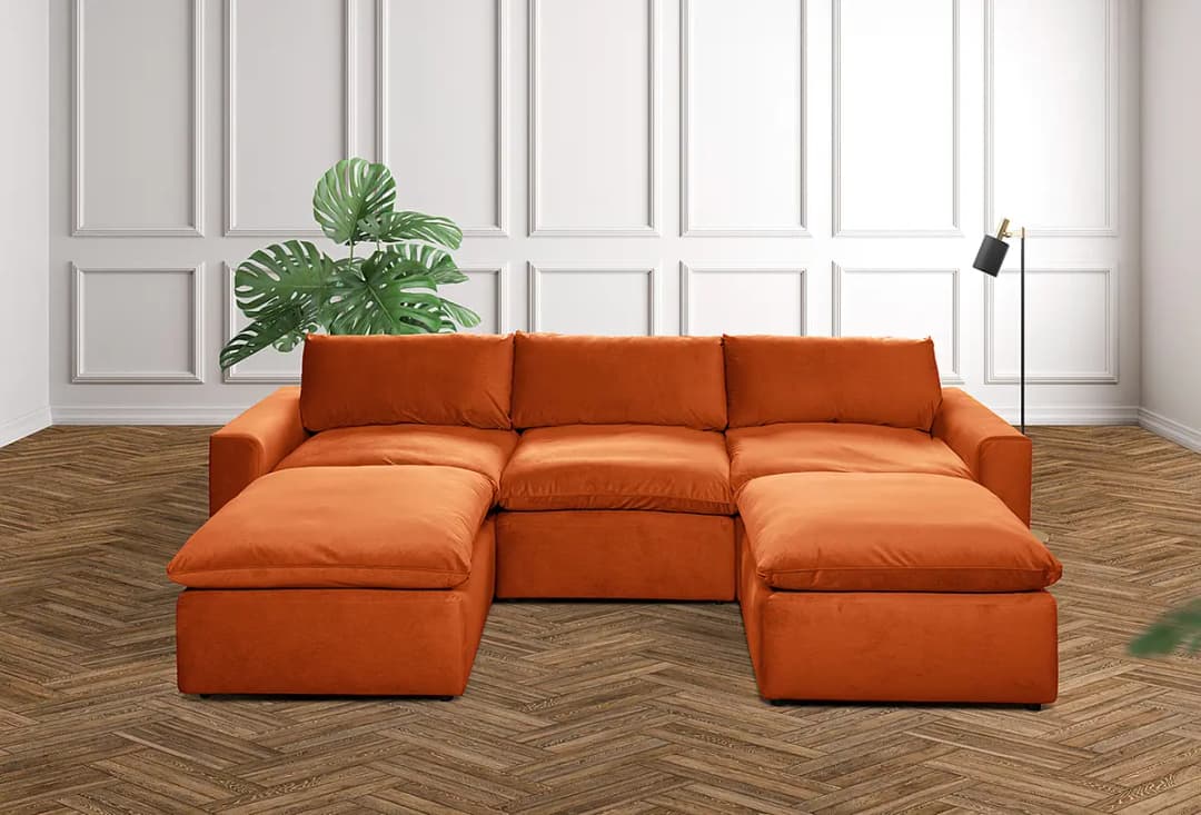 1-Sitzer Modulsofa Nizza | Kupfer