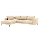 Ecksofa mit Ottomane Caya | Beige