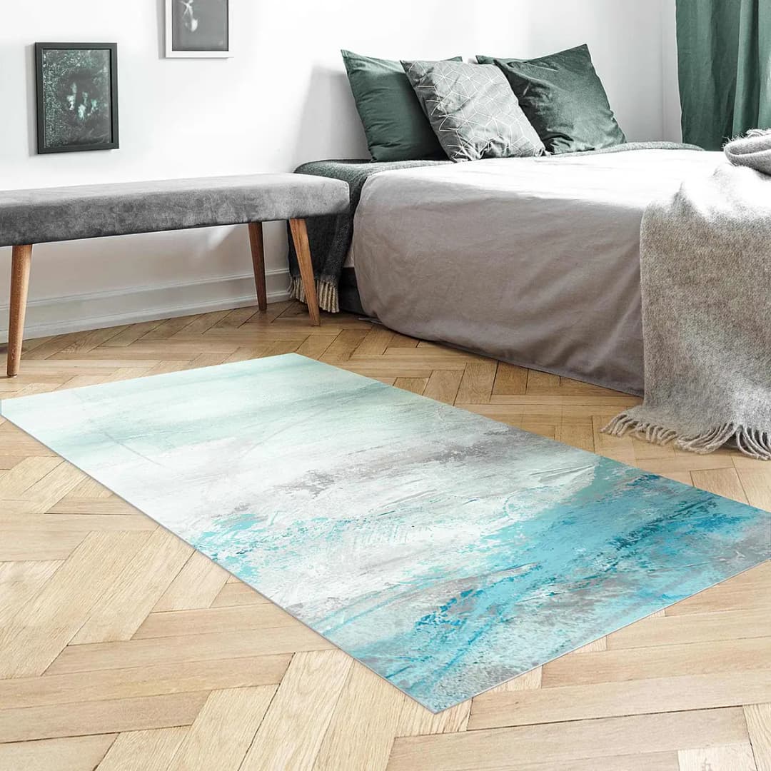 Vinylteppich Eismeer | Türkis