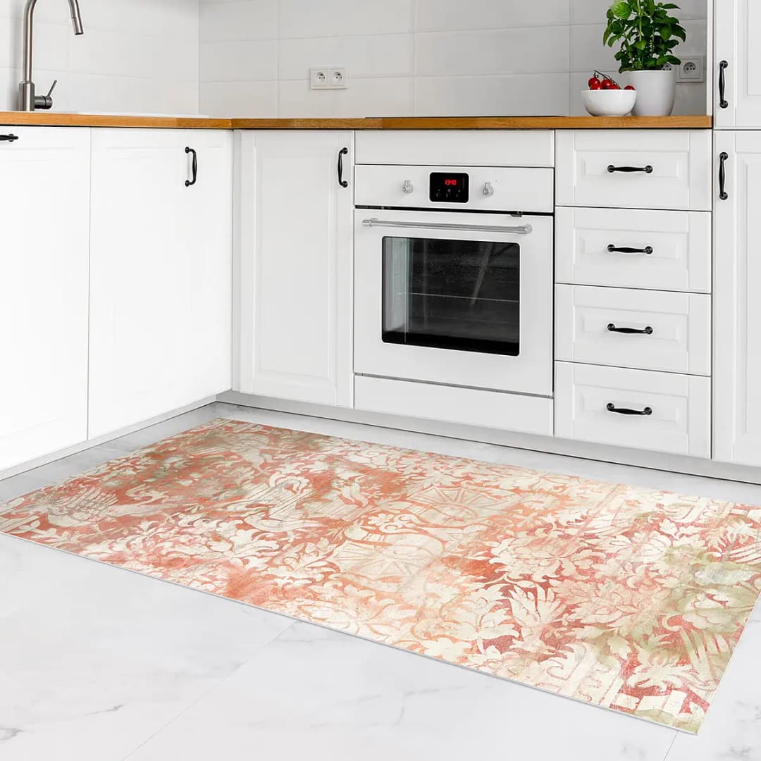 Vinylteppich Ornamentgewebe II | Beige