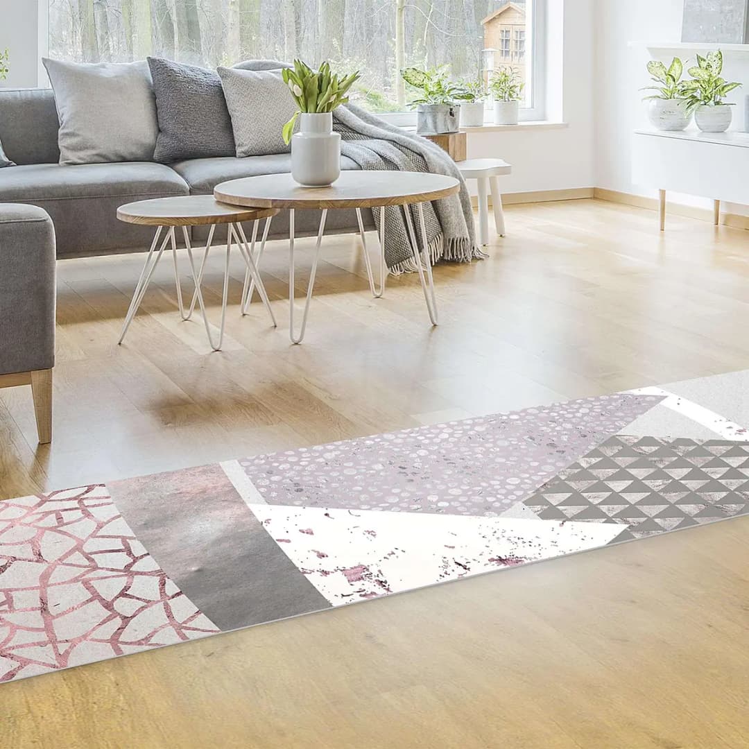 Vinylteppich Abstrakte Berglandschaft | Mehrfarbig