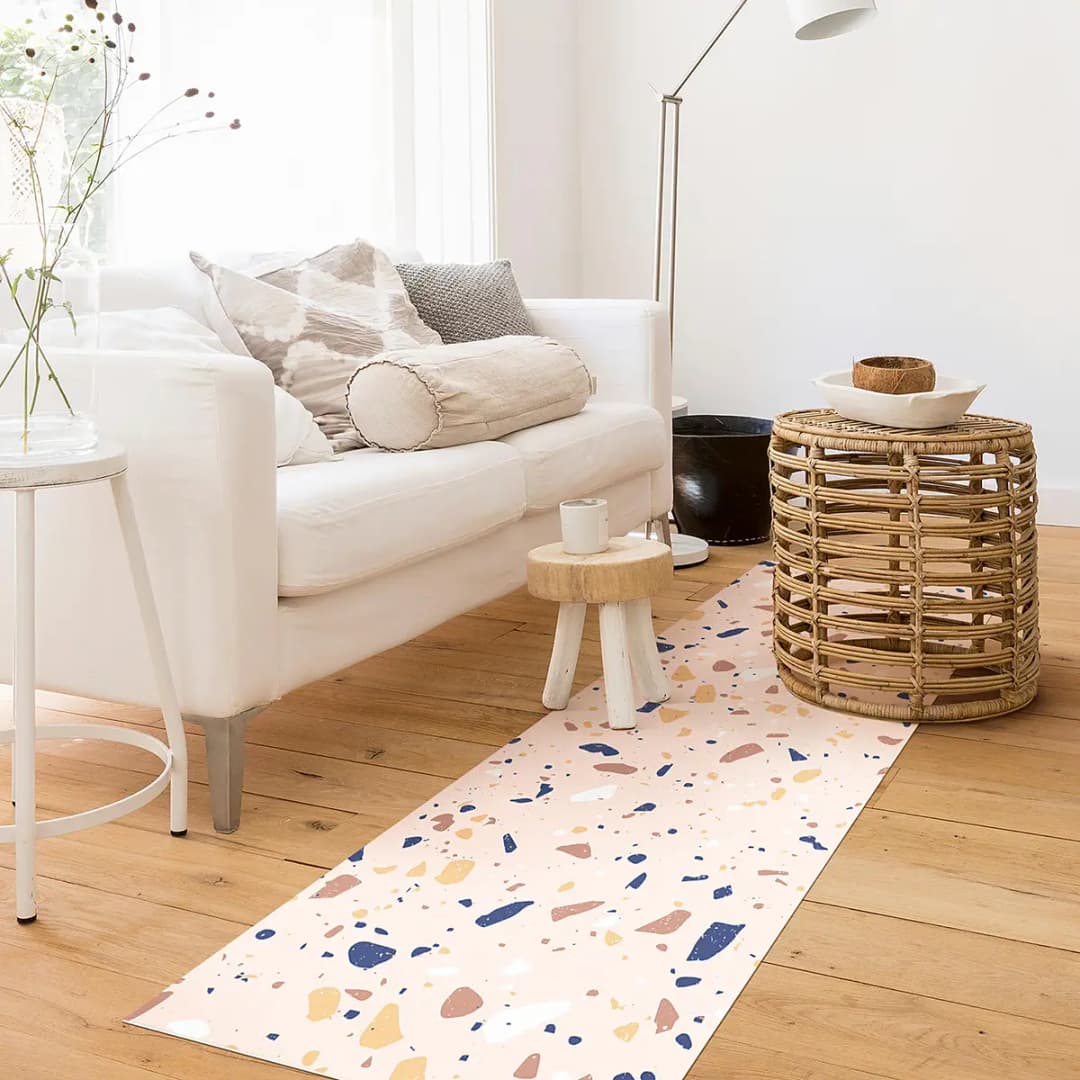 Vinylteppich Terrazzo Muster Padova | Beige
