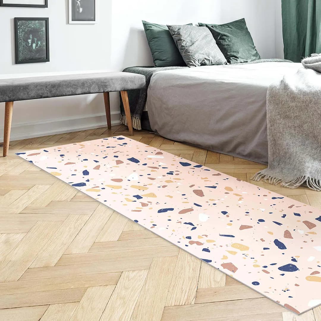 Vinylteppich Terrazzo Muster Padova | Beige