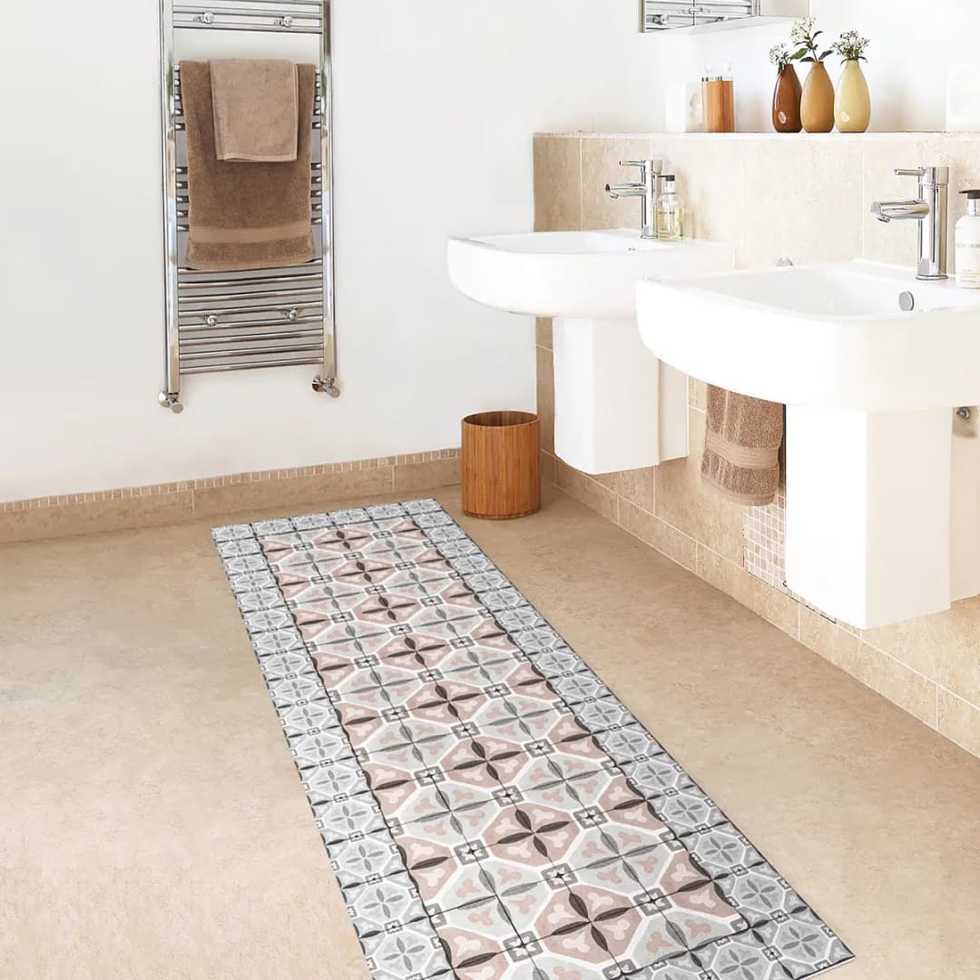 Vinylteppich Marokkanische Fliesen | Beige