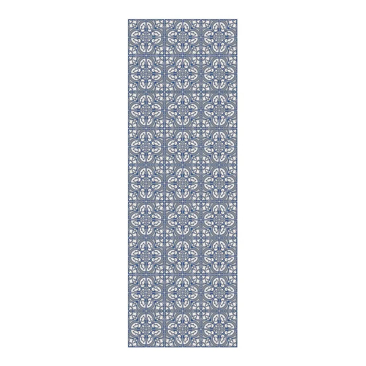 Vinylteppich Fliesenmuster Faro | Blau