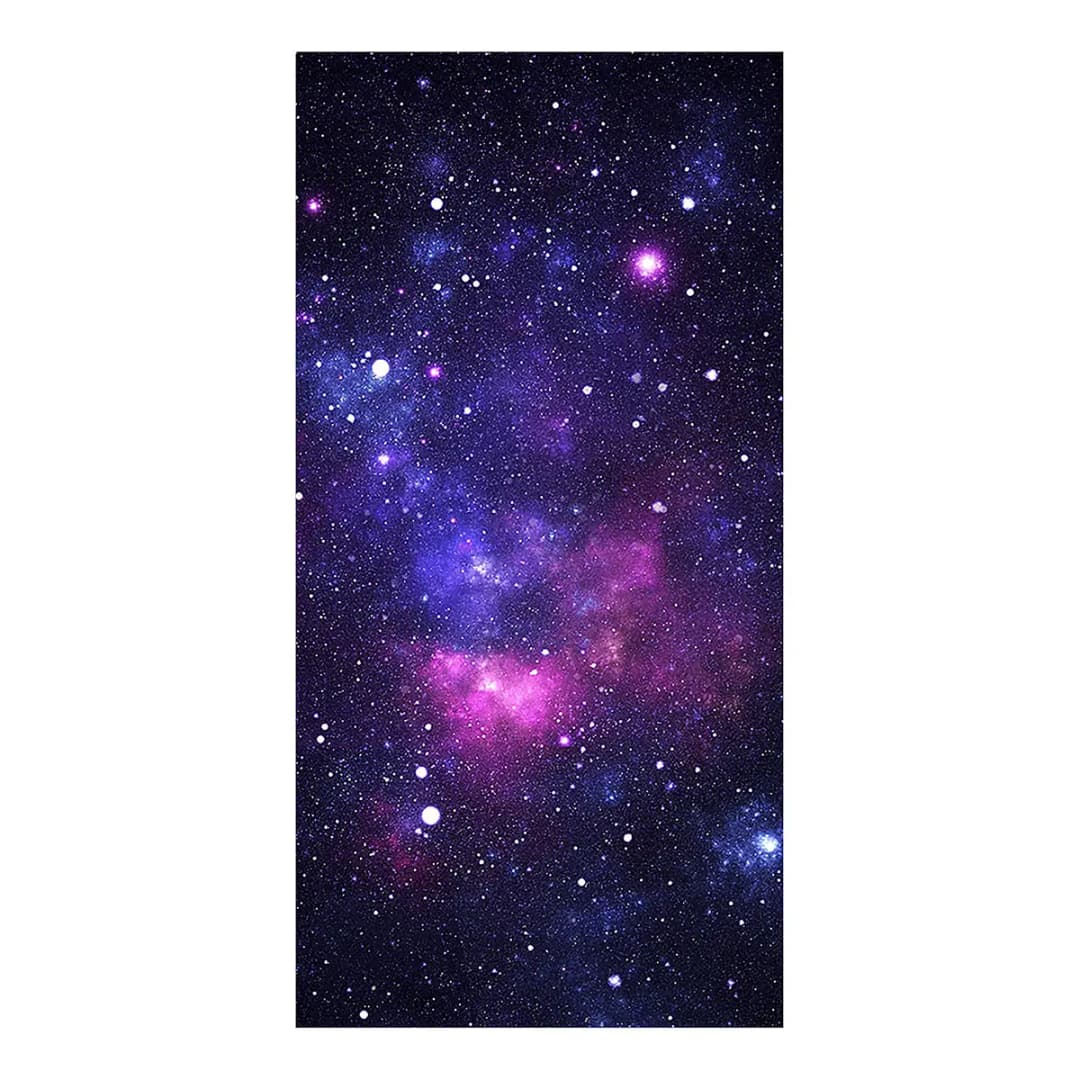 Vinylteppich Galaxie 180 x 90cm Violett | Mehrfarbig
