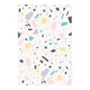 Vinylteppich Terrazzo Muster Capri | Mehrfarbig