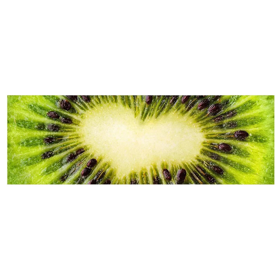 Vinylteppich Kiwi Heart 240 x 80cm Grün | Grün