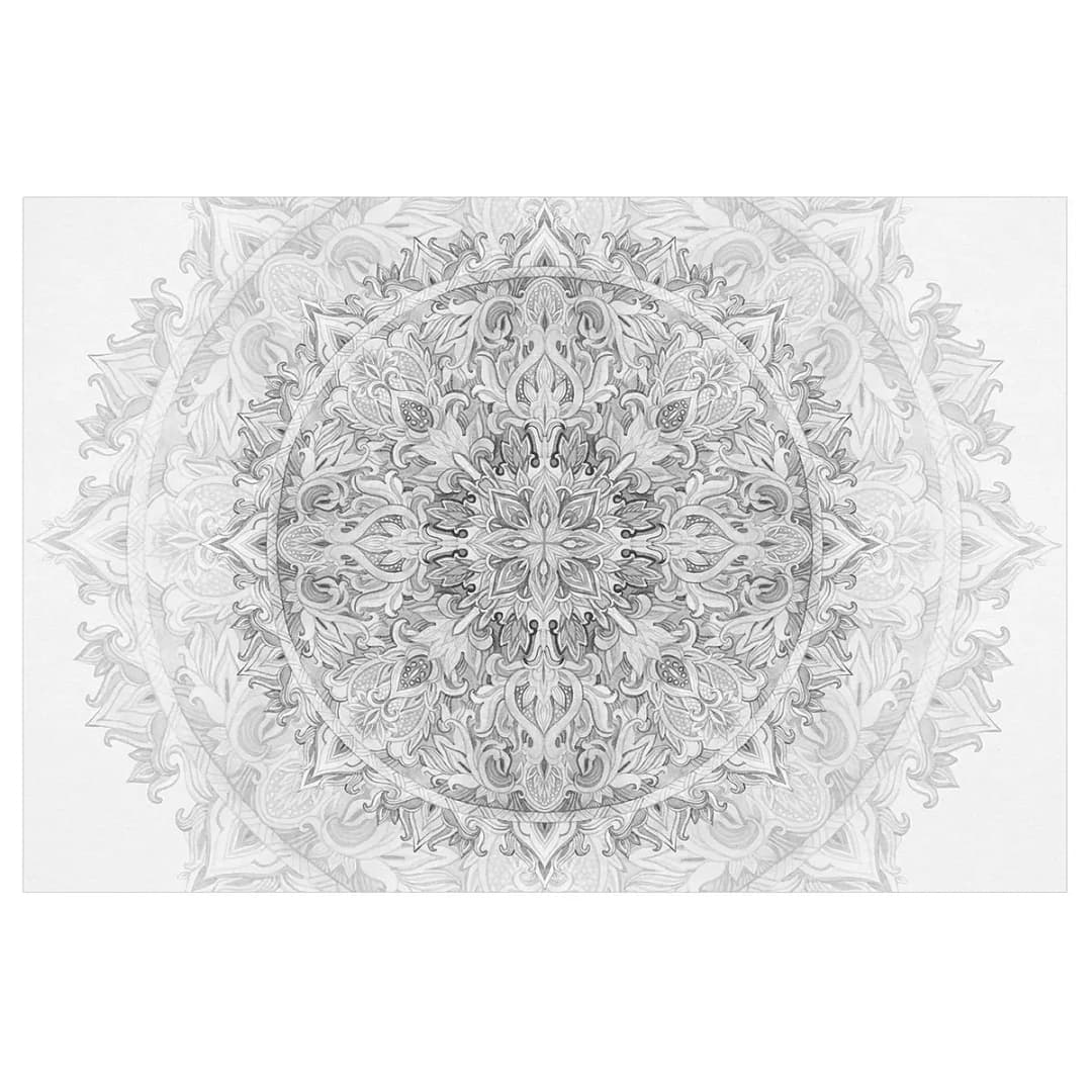 Vinylteppich Mandala Aquarell Ornament | Mehrfarbig