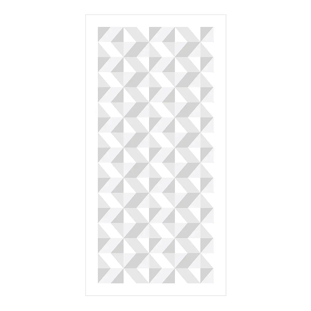Vinylteppich Geometrischer 3D Effekt | Grau