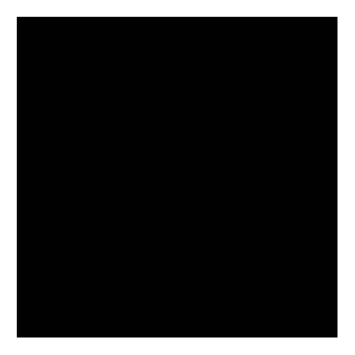 Vinylteppich Tiefschwarz 100 x 100cm Schwarz | Schwarz