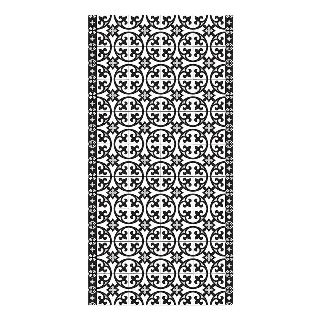 Vinylteppich Geometrische Fliesen Kreise | Mehrfarbig
