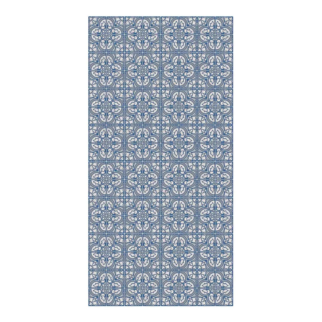 Vinylteppich Fliesenmuster Faro | Blau