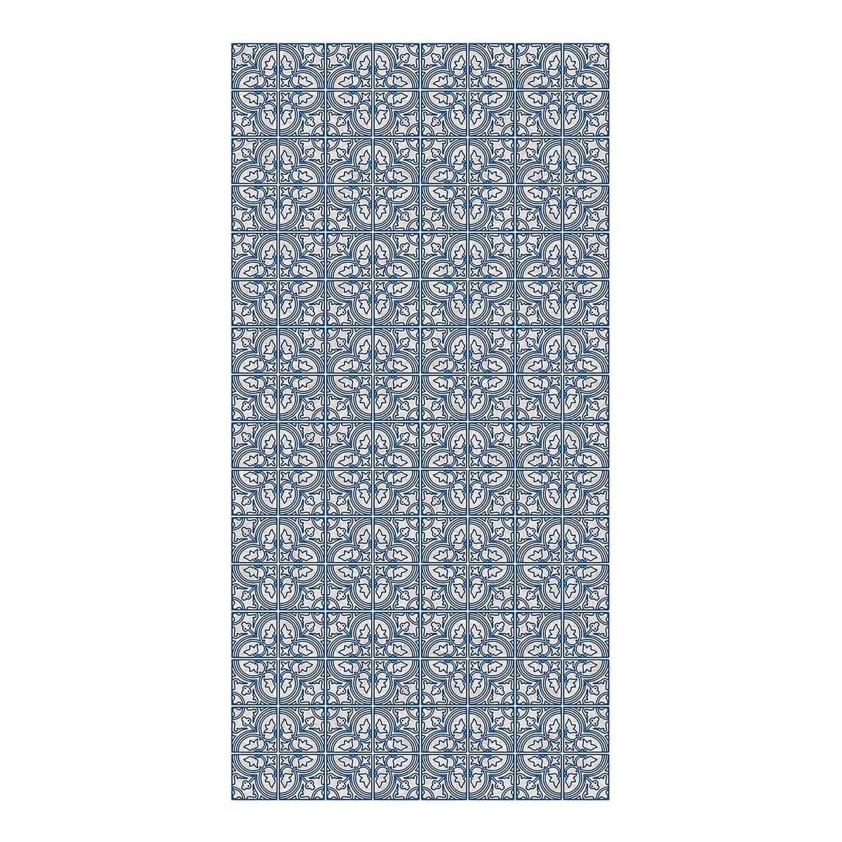 Vinylteppich Fliesenmuster Faro | Blau