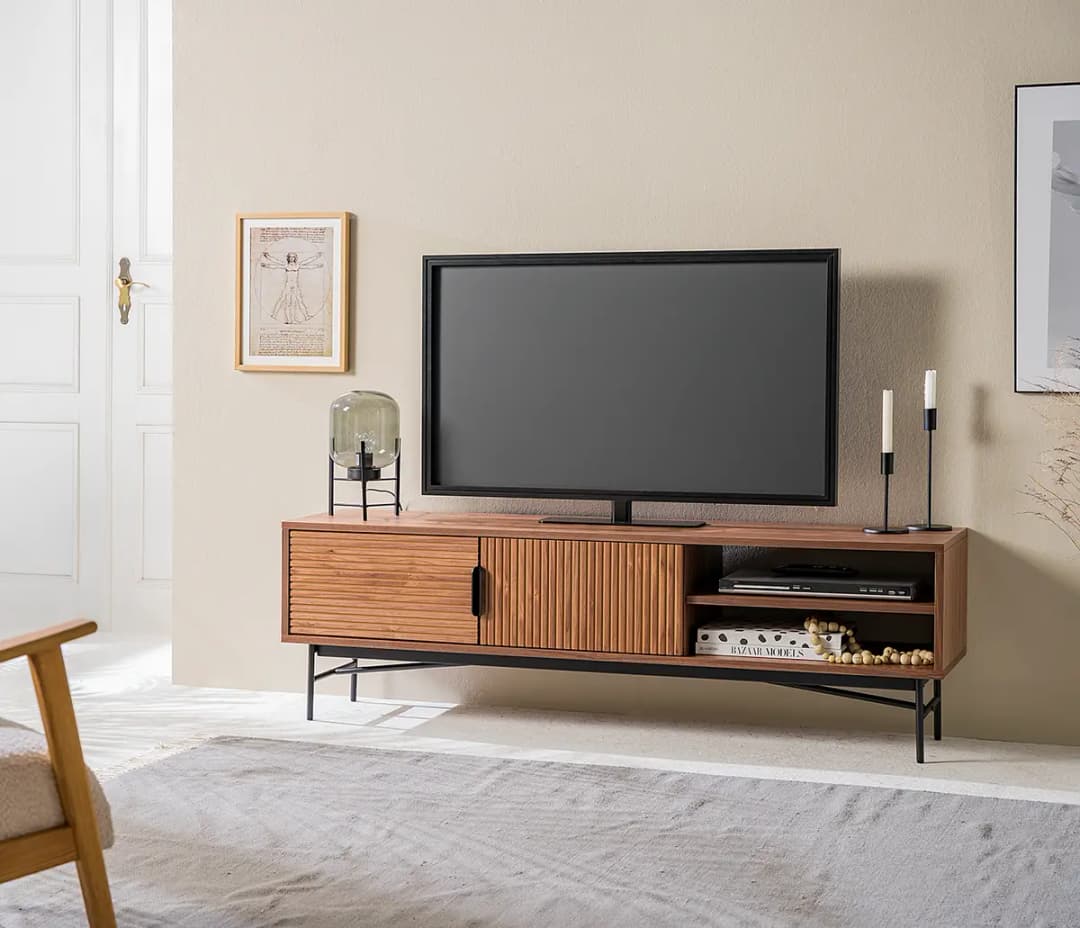 TV-Lowboard KNIVS | Braun