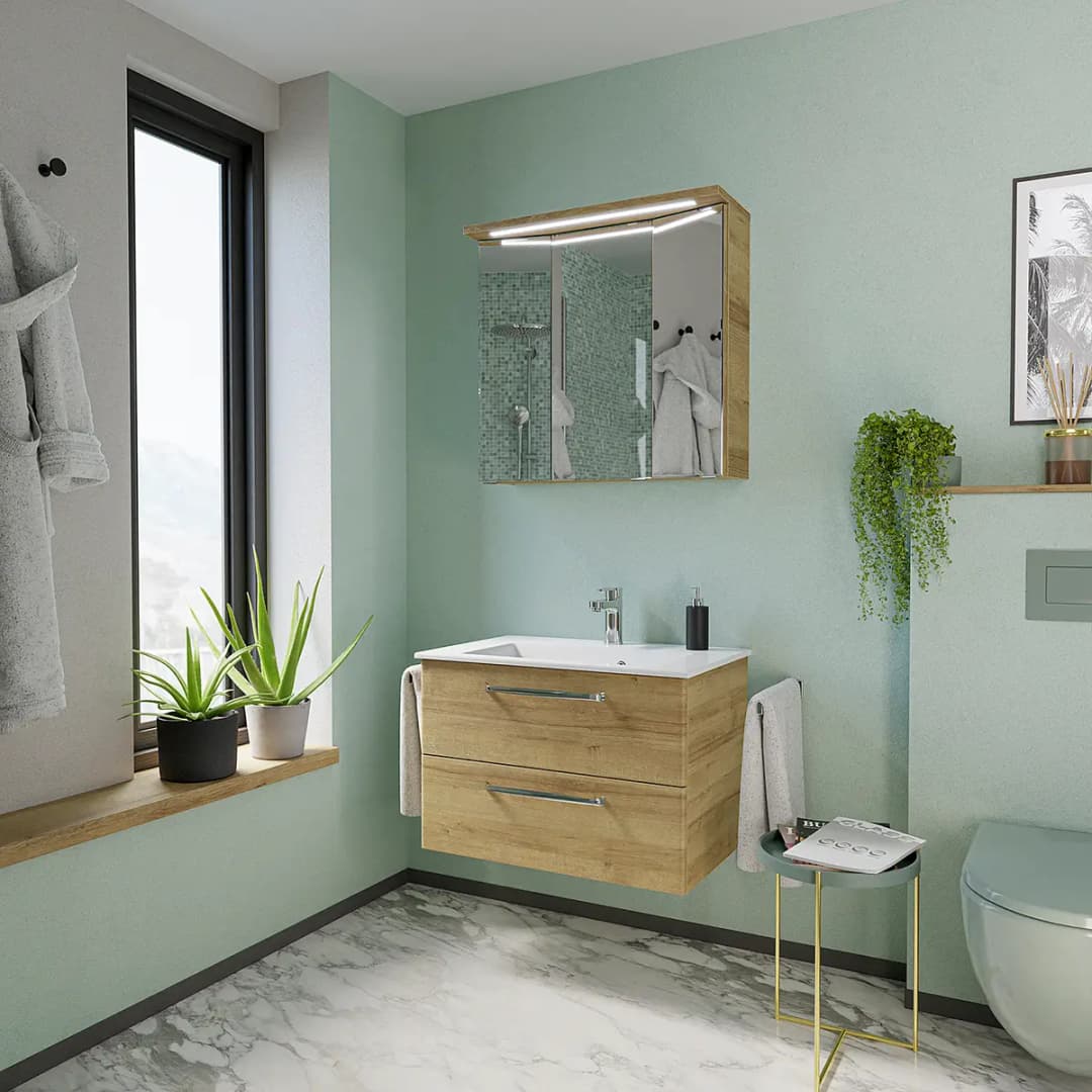 Badezimmerset Trentino 2-teilig | Braun