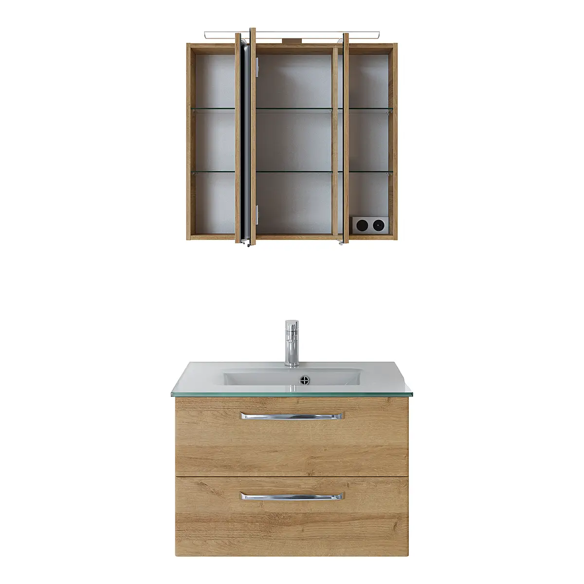 Badezimmerset Trentino 2-teilig | Braun