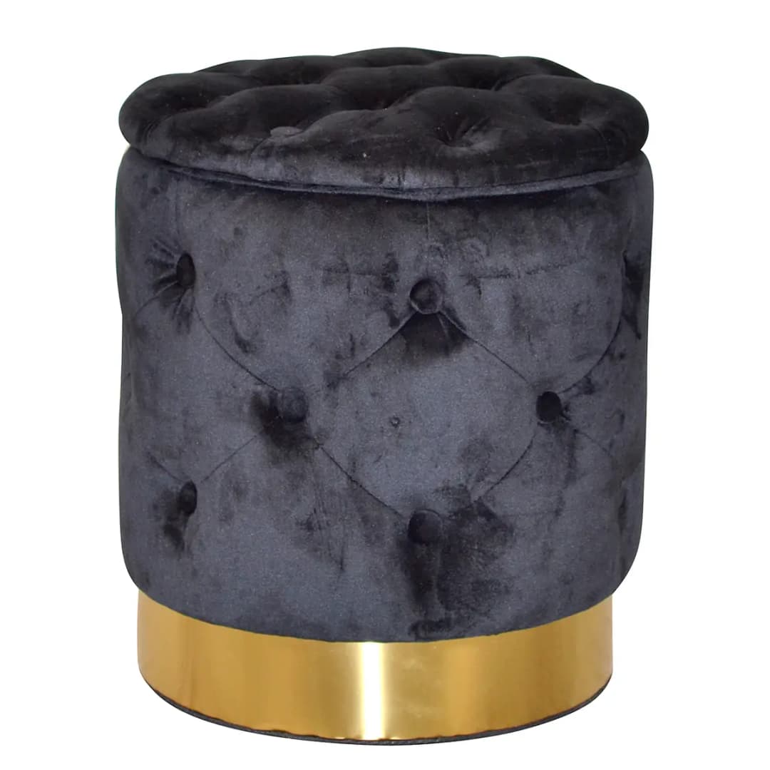 Sitzpouf Nilgen | Schwarz