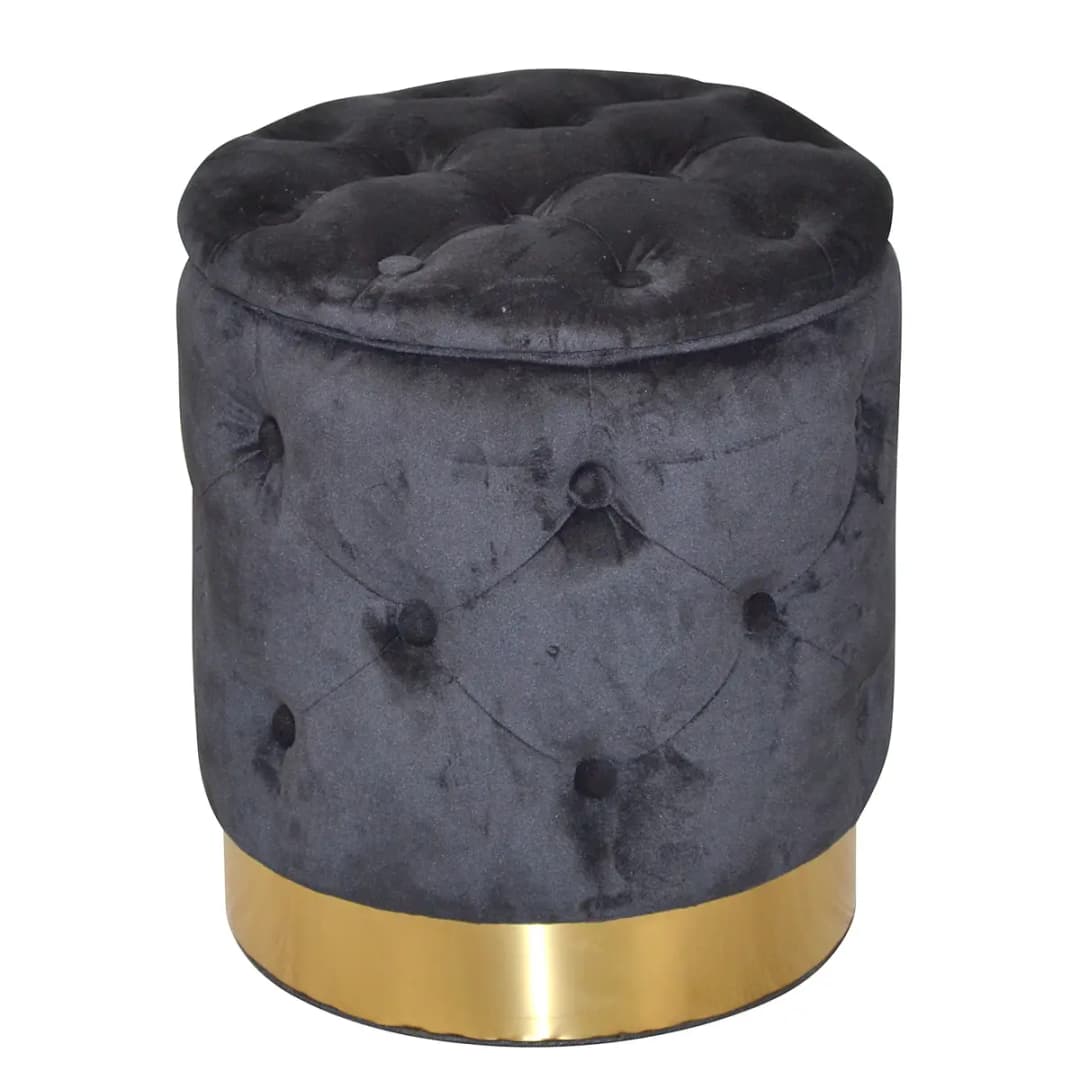 Sitzpouf Nilgen | Schwarz