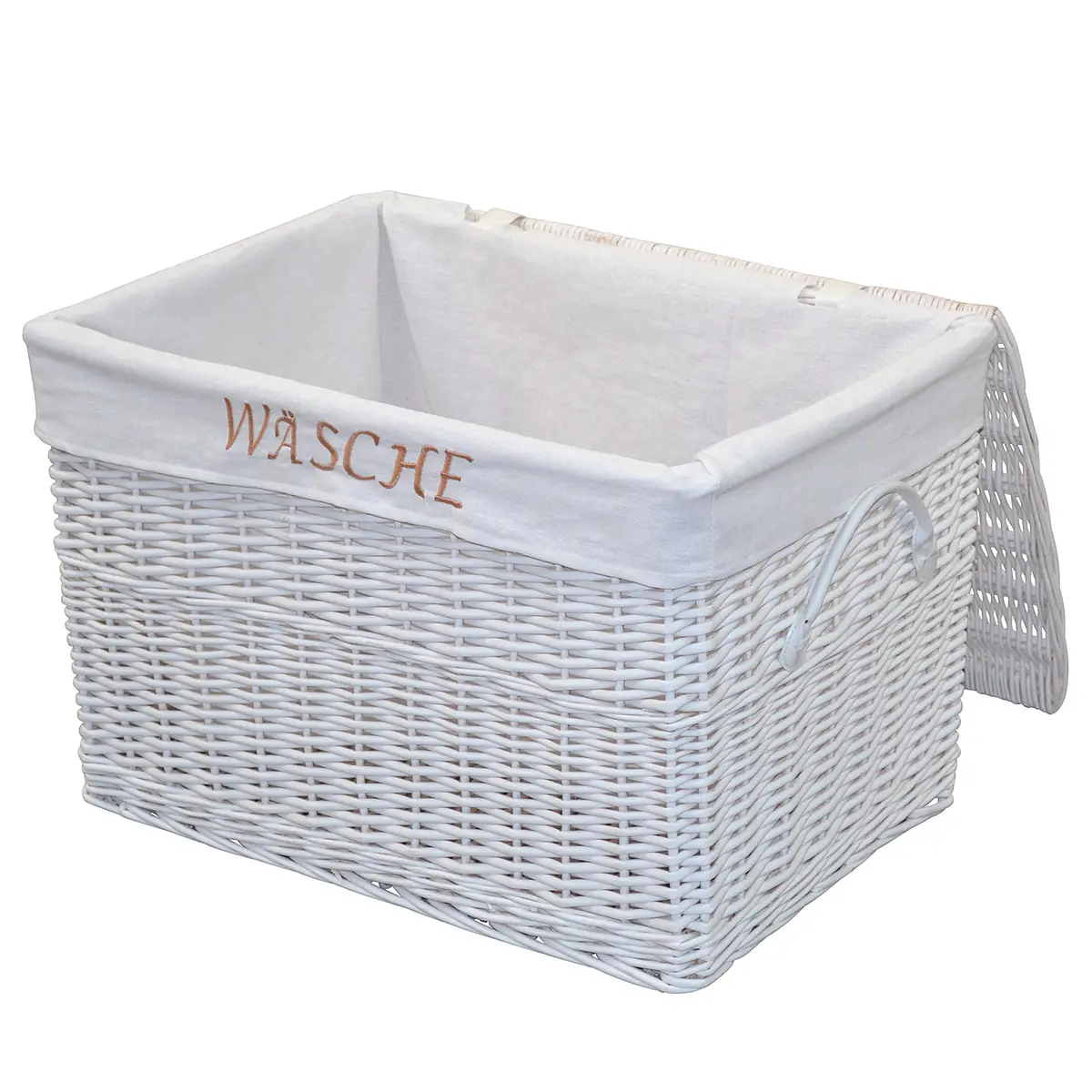 Wäschekorb Lamington | Weiß