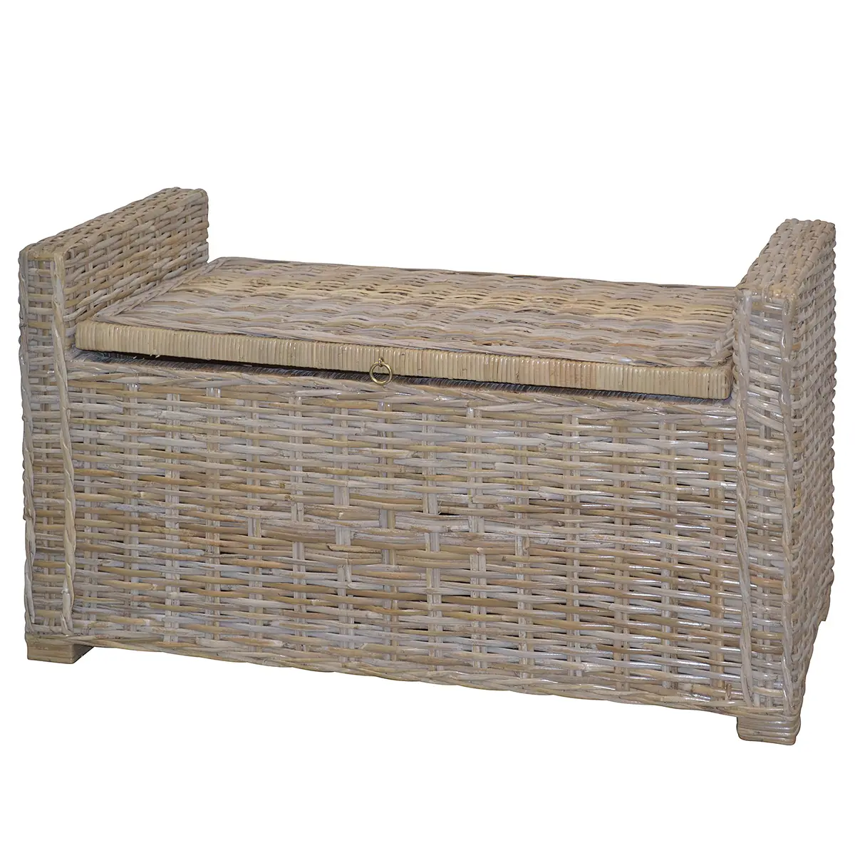 Rattansitztruhe Tiaro I | Braun