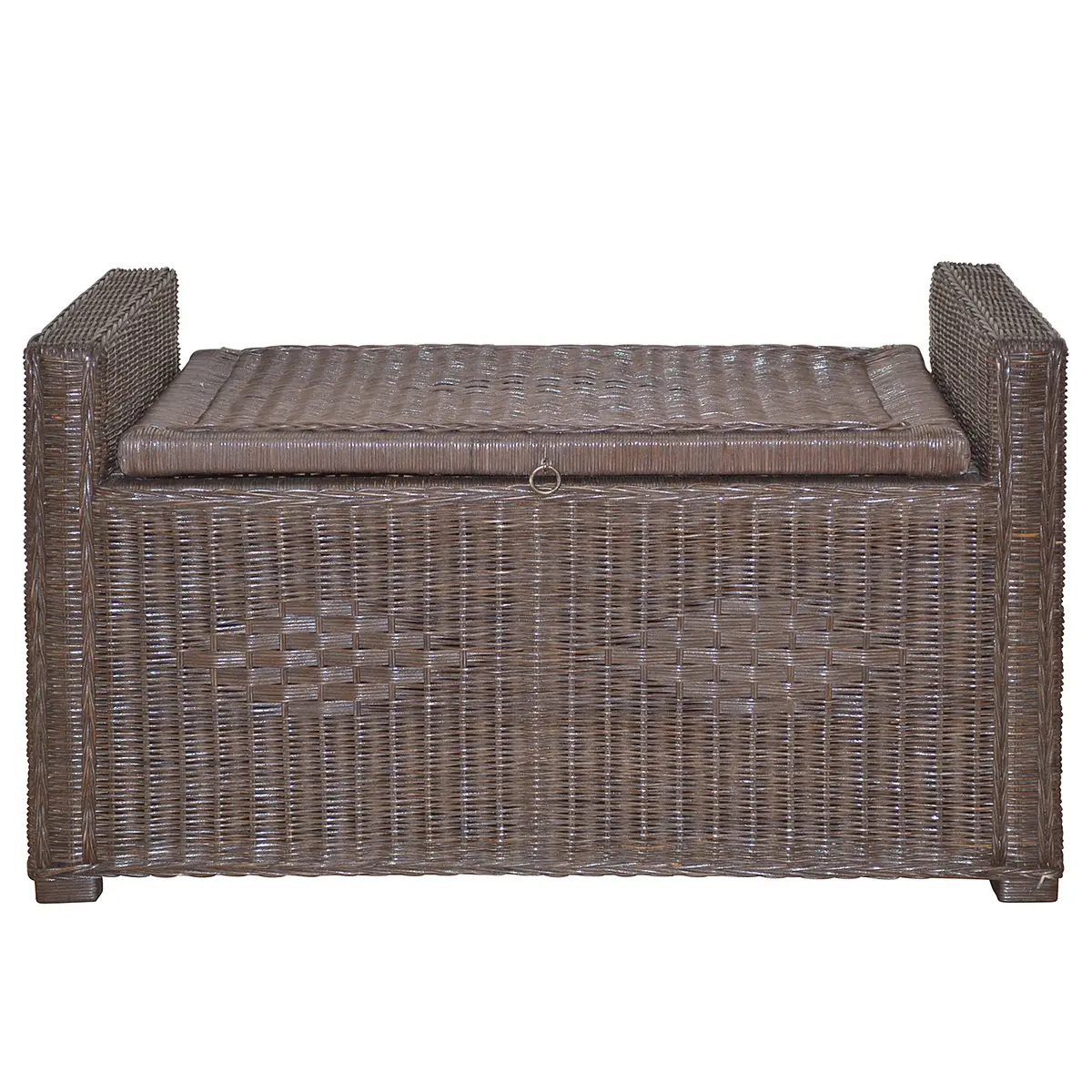 Rattansitztruhe Tiaro I | Braun
