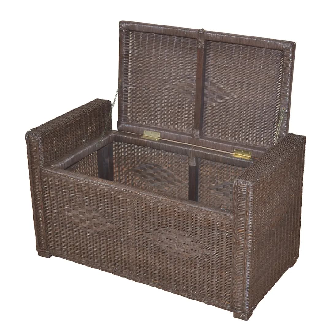 Rattansitztruhe Tiaro I | Braun