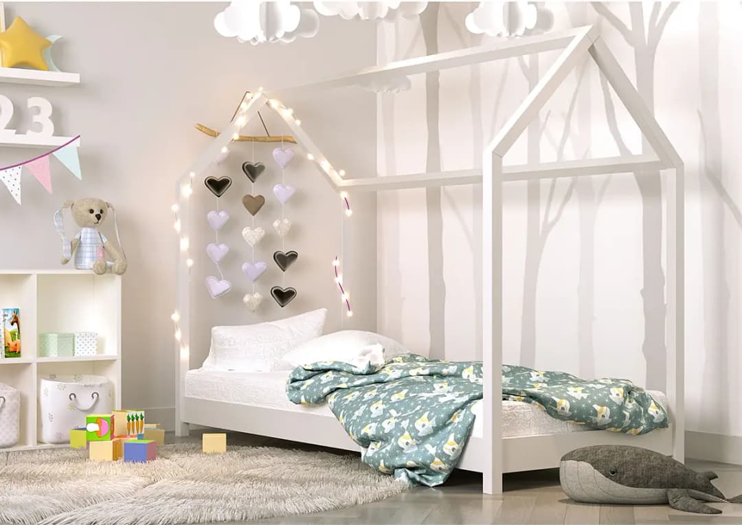 Kinderbett Babydreams | Braun