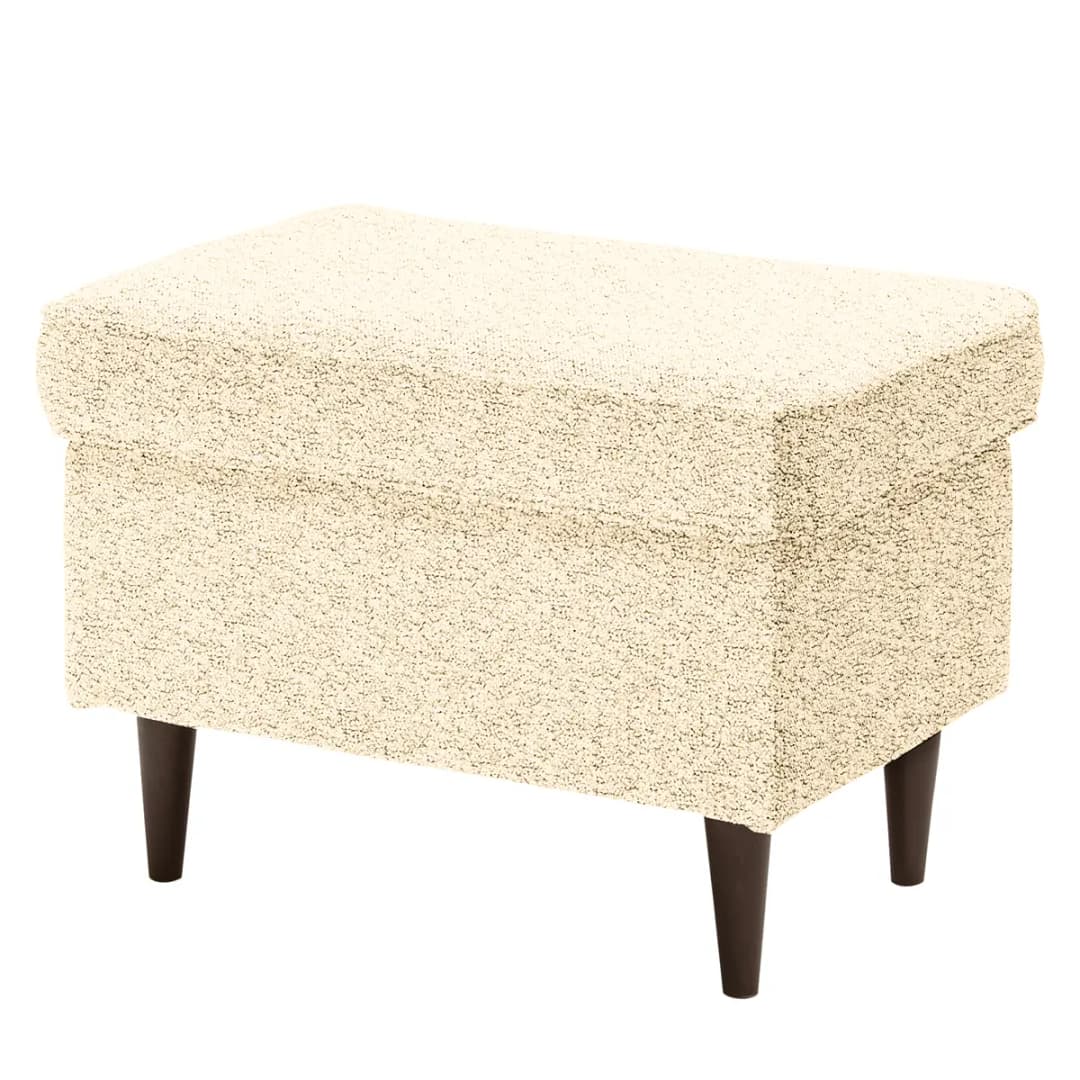 Polsterhocker Svea | Beige