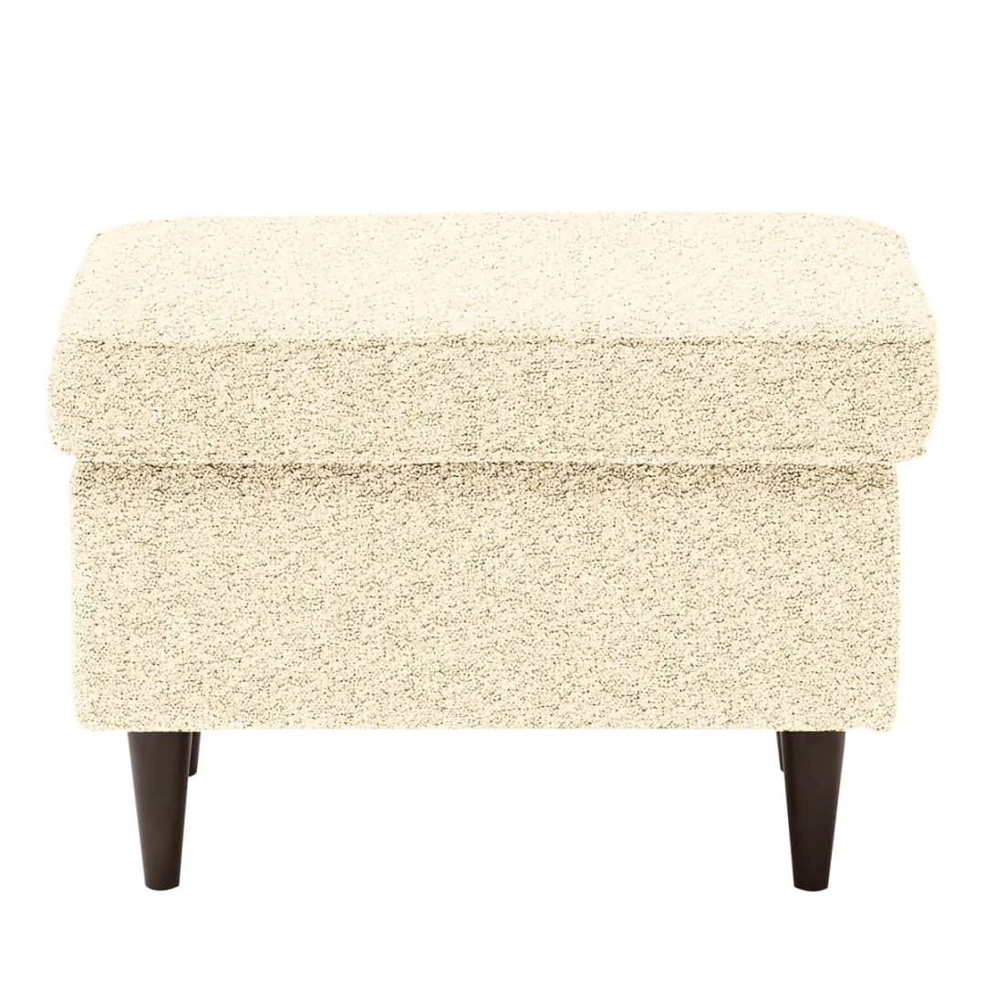 Polsterhocker Svea | Beige