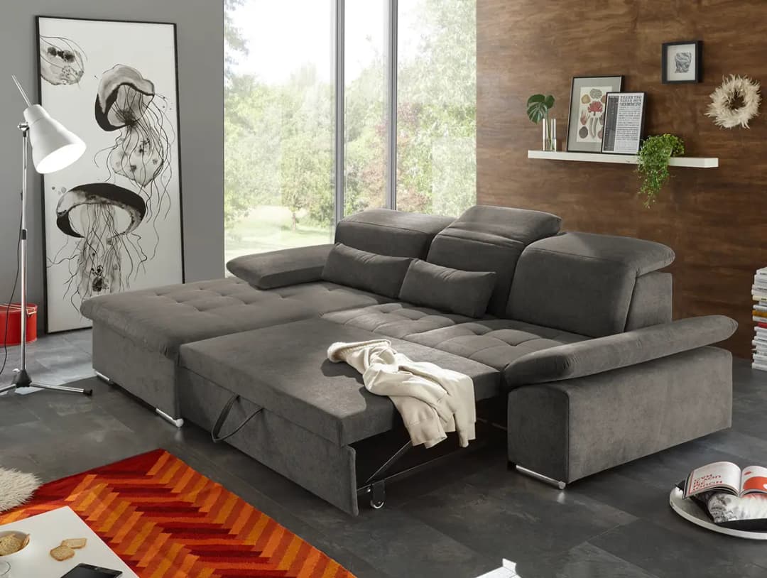 Ecksofa San Benito | Braun