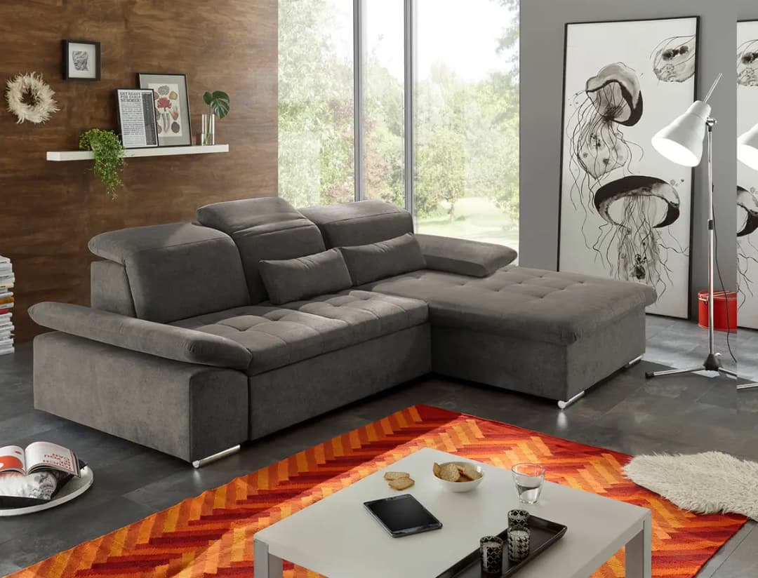 Ecksofa San Benito | Braun