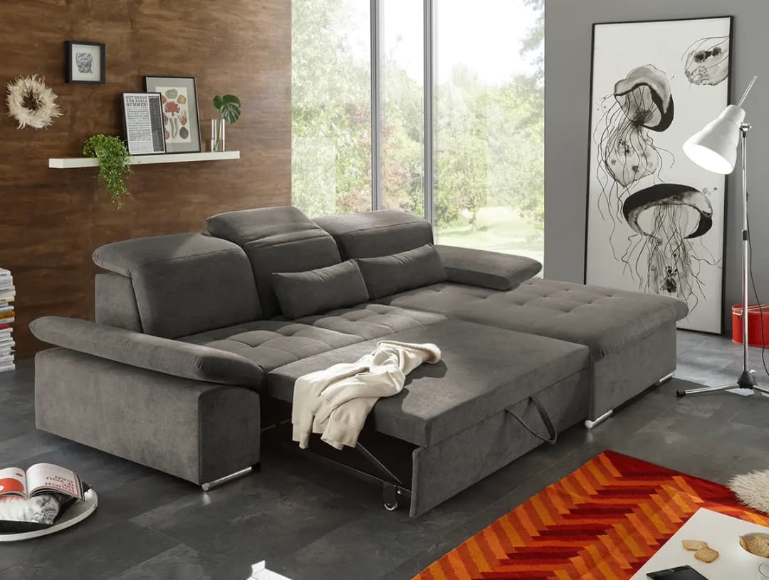 Ecksofa San Benito | Braun