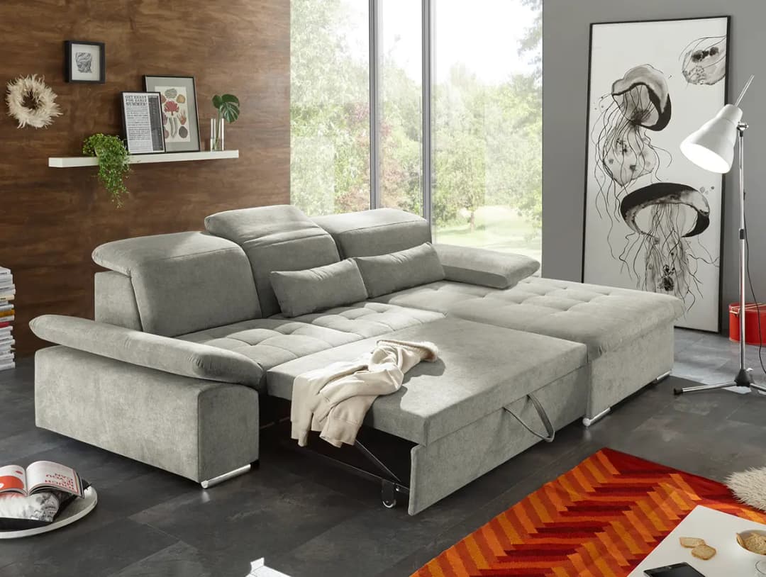 Ecksofa San Benito | Grau