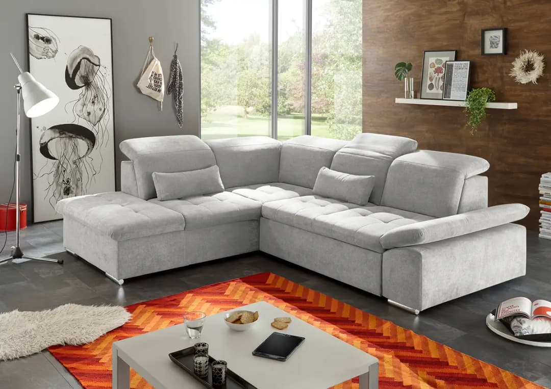 Ecksofa San Benito | Grau
