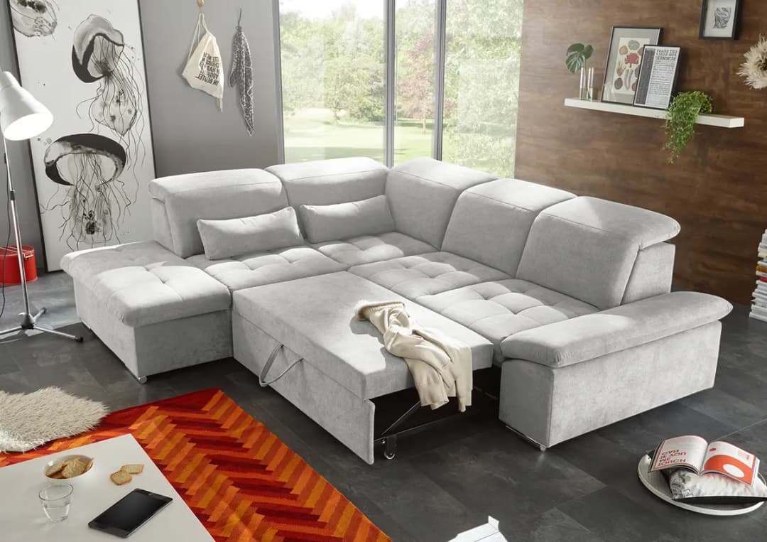 Ecksofa San Benito | Grau
