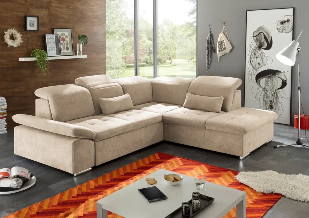Ecksofa San Benito | Beige