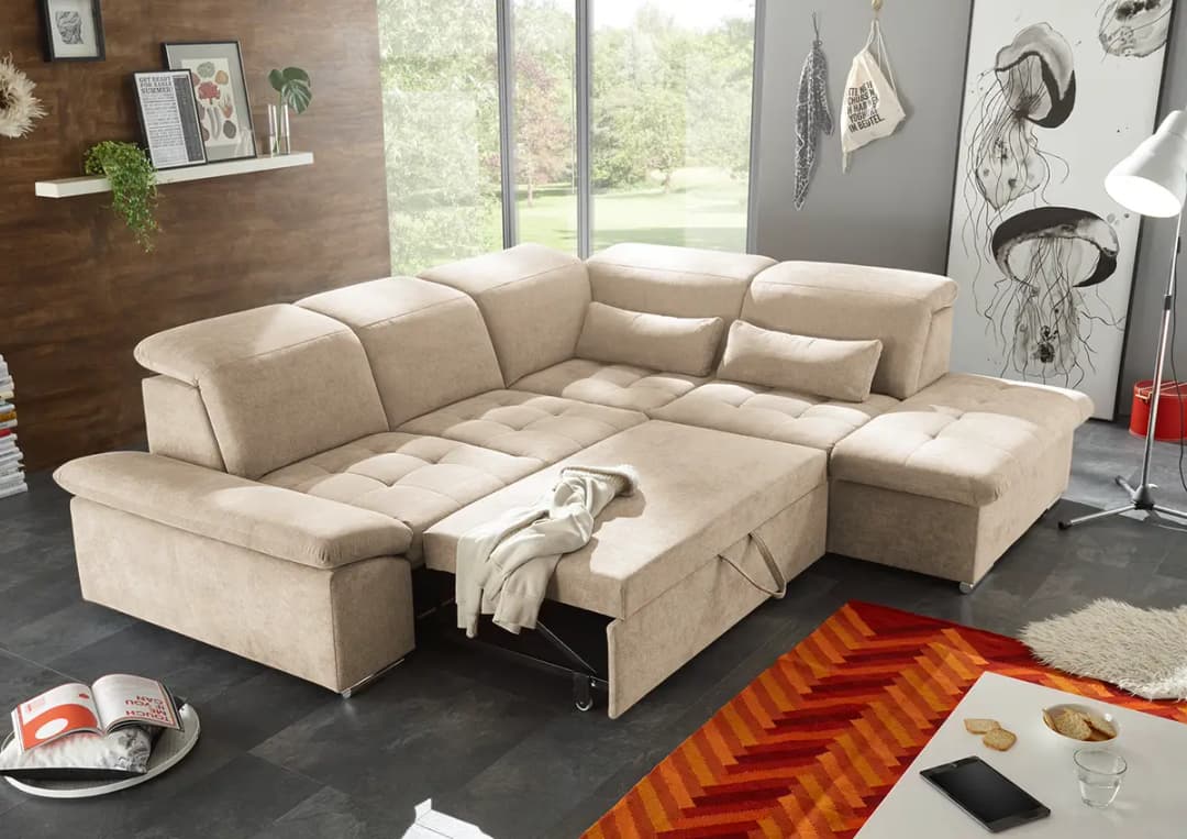 Ecksofa San Benito | Beige