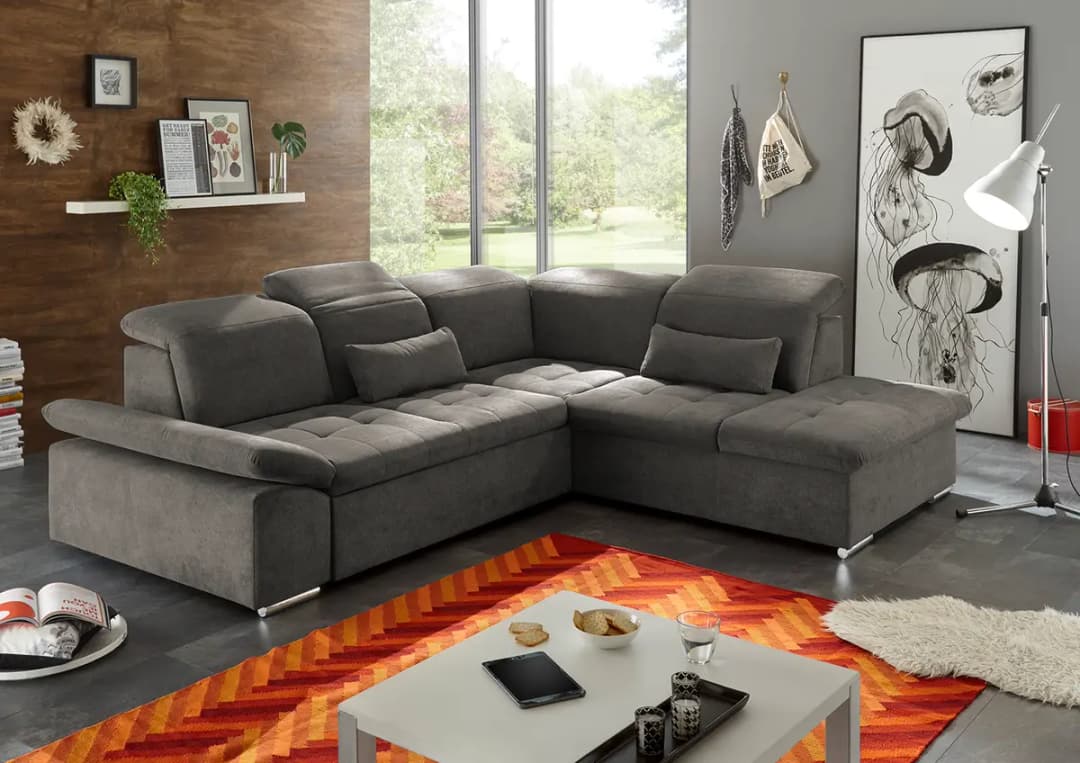 Ecksofa San Benito | Braun