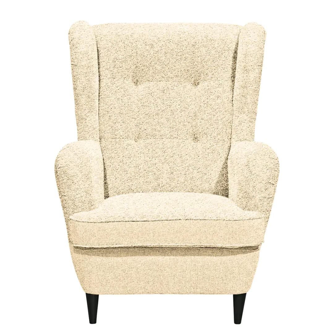 Sessel Svea mit Hocker | Beige