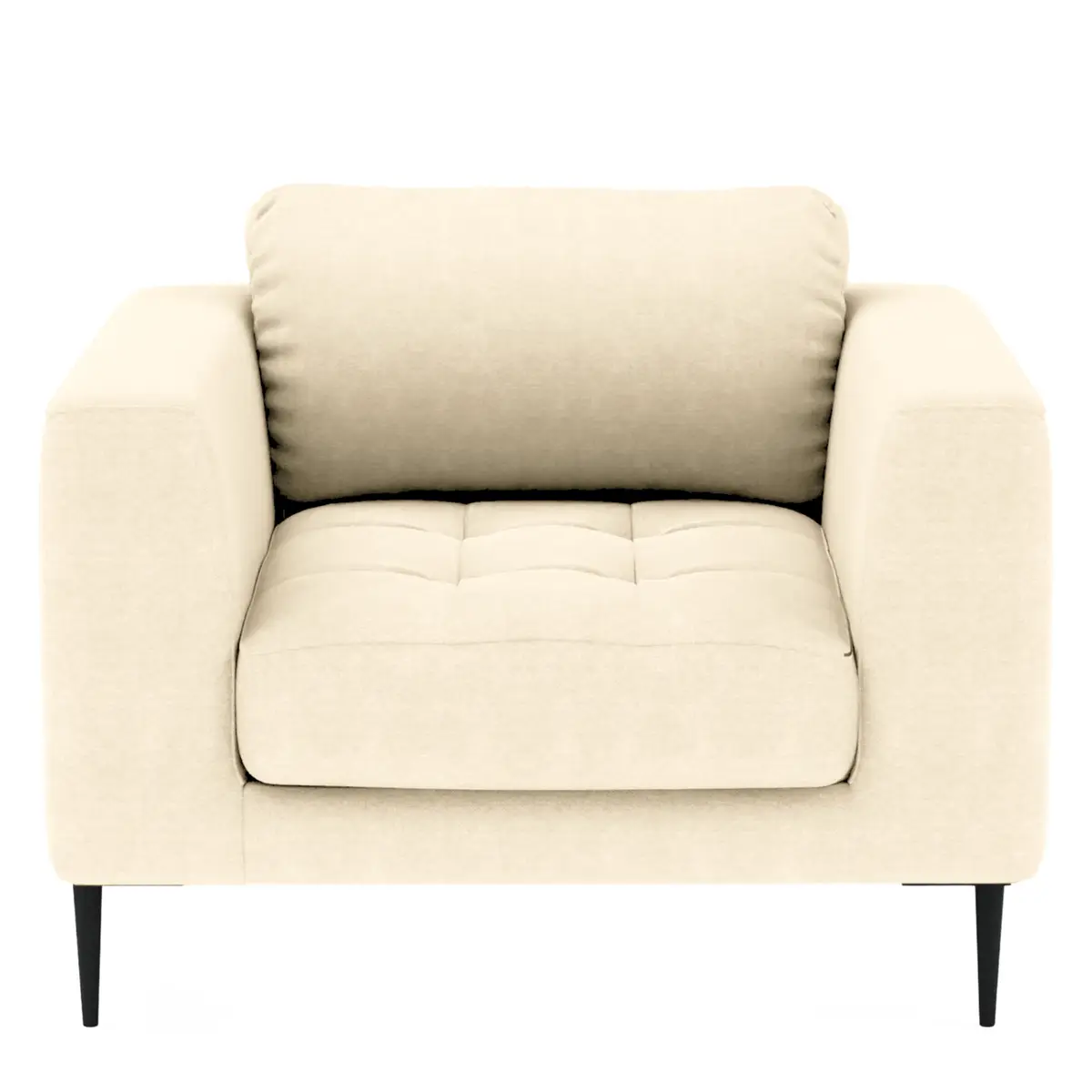 Sessel Beige Strukturstoff Kari | Beige