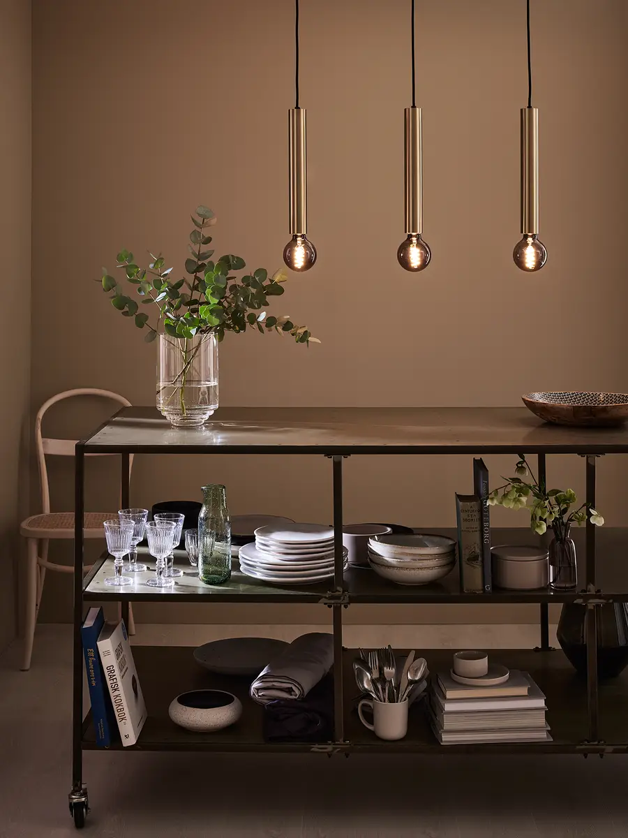 Pendelleuchte Sencillo | Gold