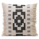 Kissenhülle Boho Style Grau/Anthrazit 50 x 50cm Mischgewebe | Grau