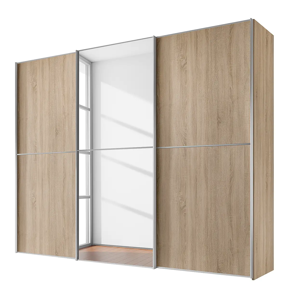 Schwebetürenschrank Typ B | Braun