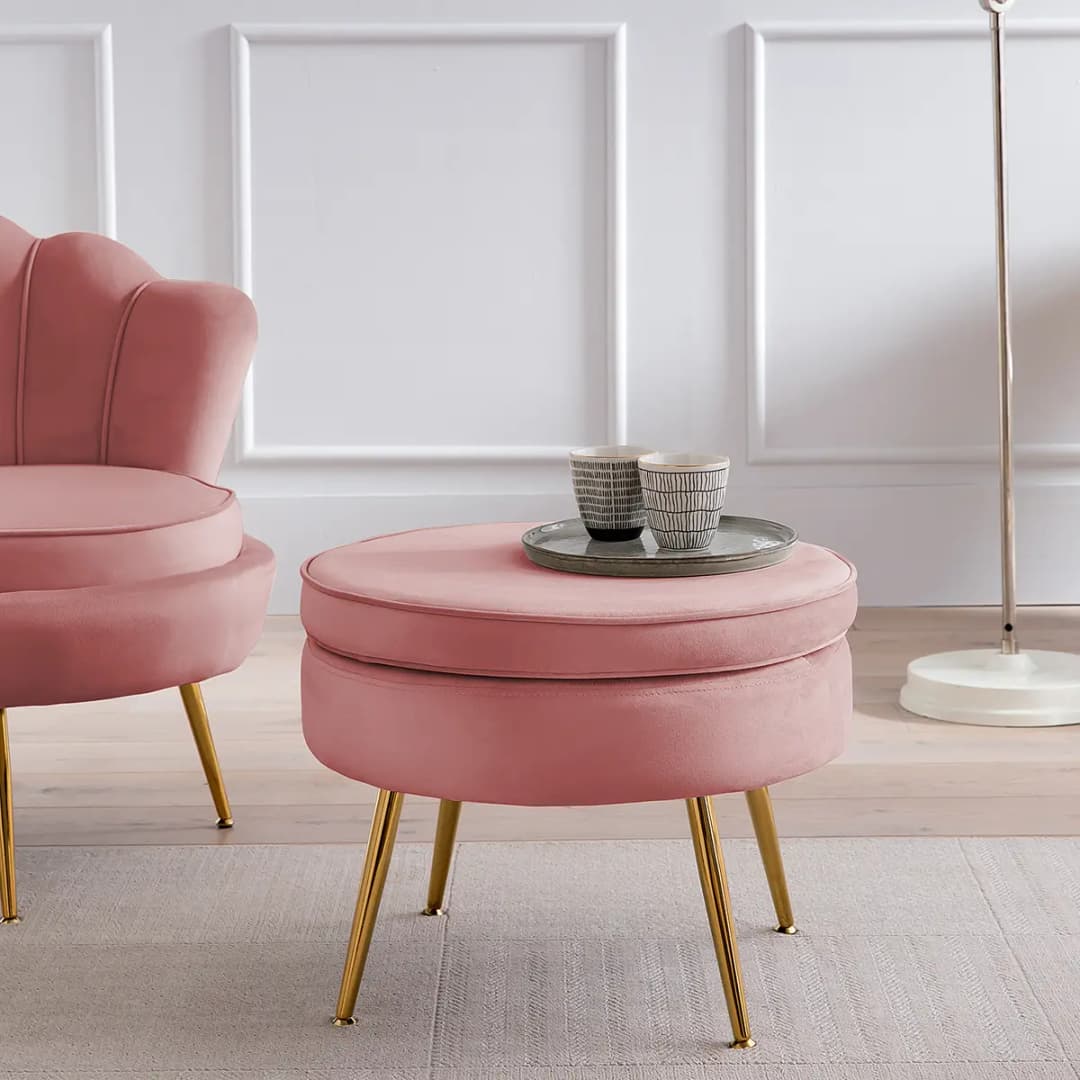 Sitzpouf Brünn | Rosa