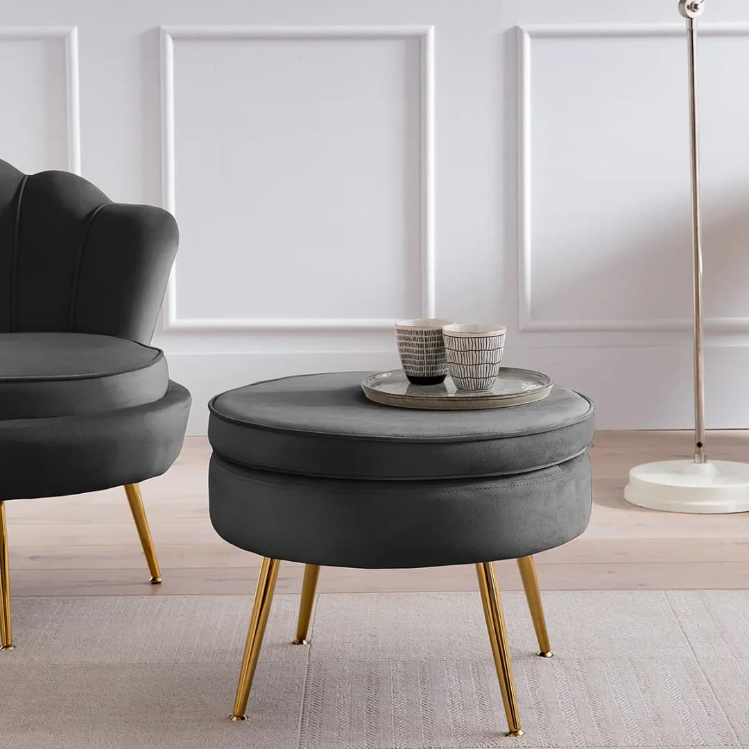 Sitzpouf Brünn | Schwarz